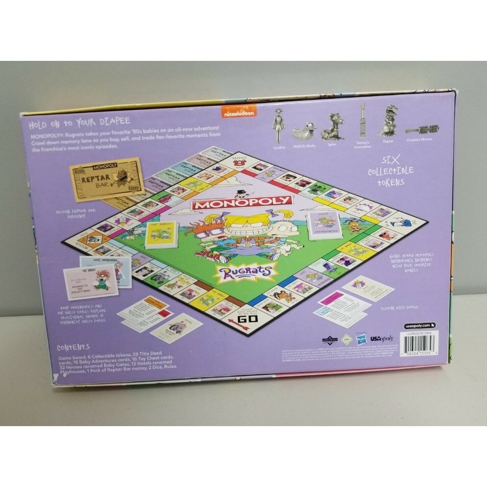 Nickelodeon Rugrats Monopoly Board Game New Damaged Box - Picture 7 of 8